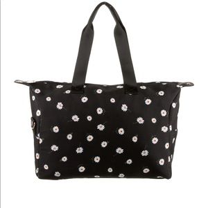 Alice and Olivia Floral Canvas Duffle Bag